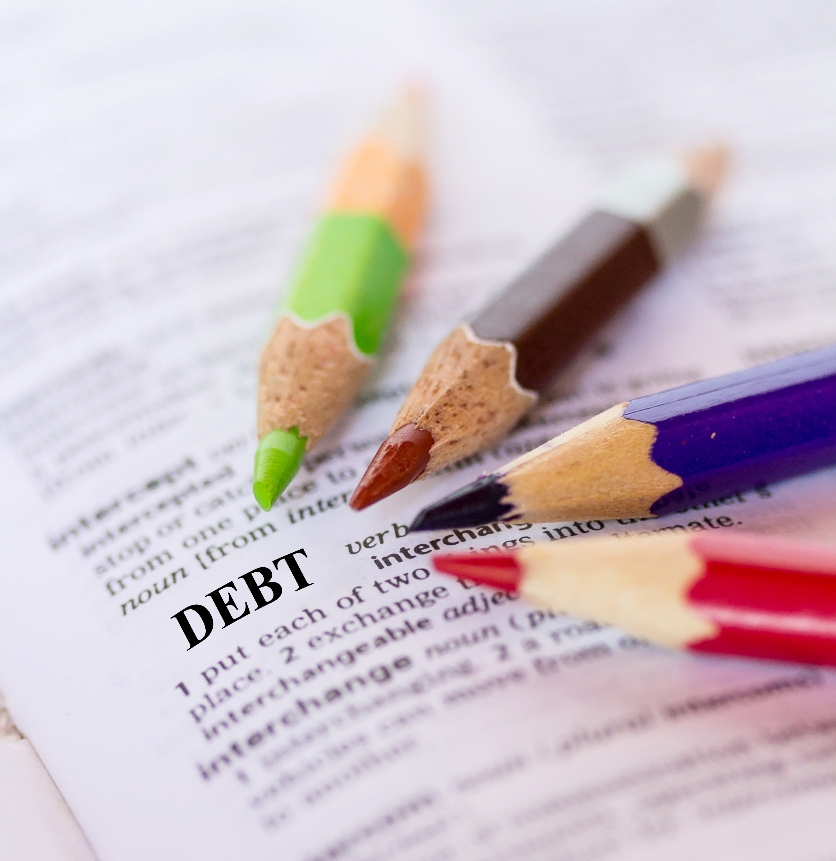 Text the word DEBT Common Acronyms of the Collections Industry
