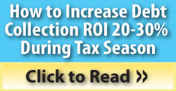 debt collection tax season strategy