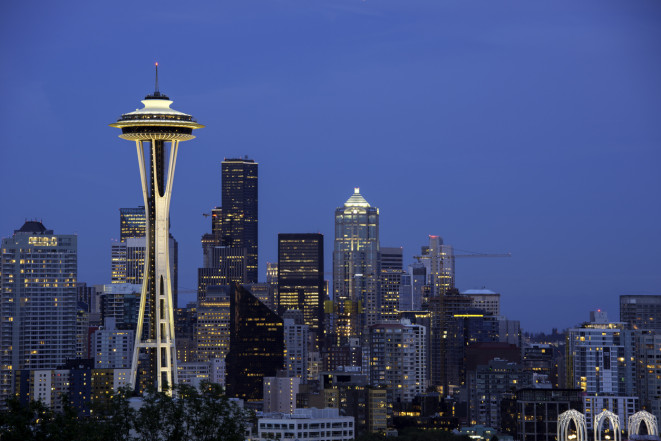 Seattle cityscape Debt collection