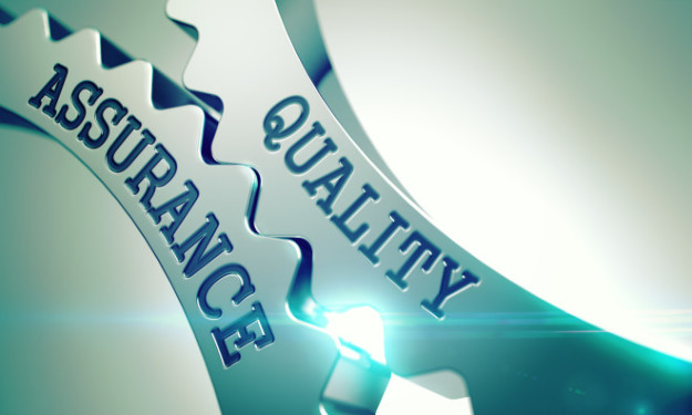 Quality Assurance – Mechanism of Metal Cogwheels . 3D quality assurance